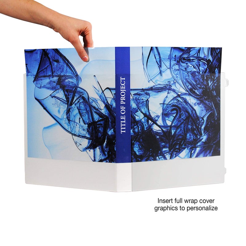Unikeep 3 Ring Binder - Clear - Case View Binder - 1.5 Inch Spine - Metal Rings - with Clear Outer Overlay - 3 Pack of Binders - Image 3